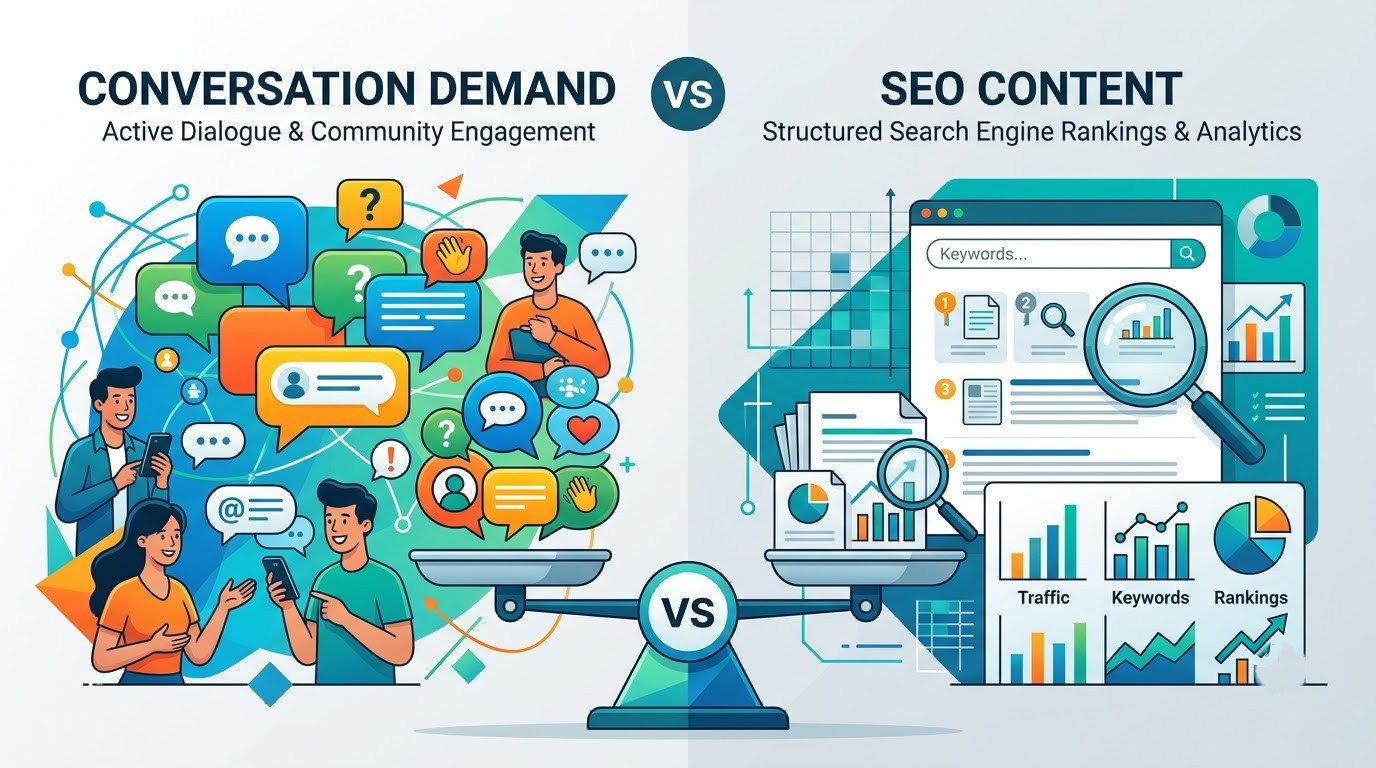 Conversation Demand vs SEO Content: What to Work on First